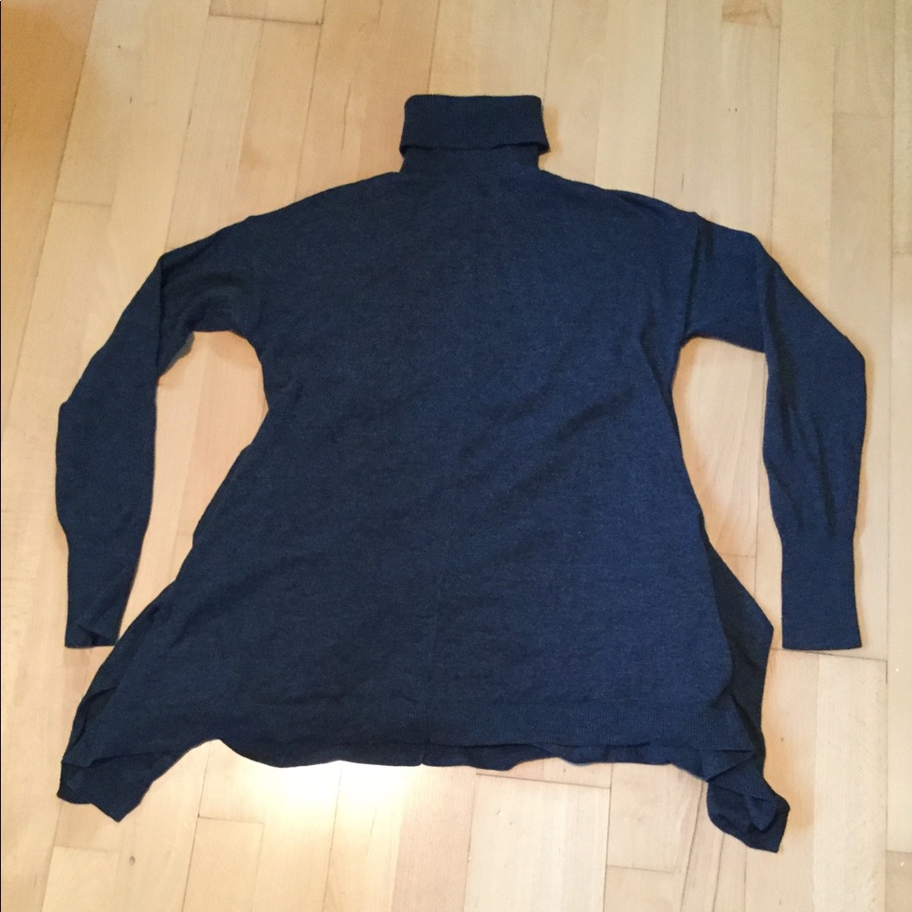 Turtleneck swing sweater
